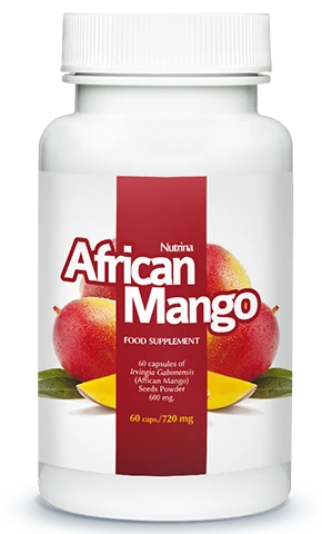 African Mango: el envase original del complemento natural para adelgazar y quemar grasa.
