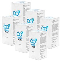 Paquete óptimo de 6 botellas de Erisil Plus para un tratamiento completo de potencia sexual
