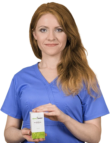 Mujer feliz con su figura transformada tras adelgazar con Green Barley Plus