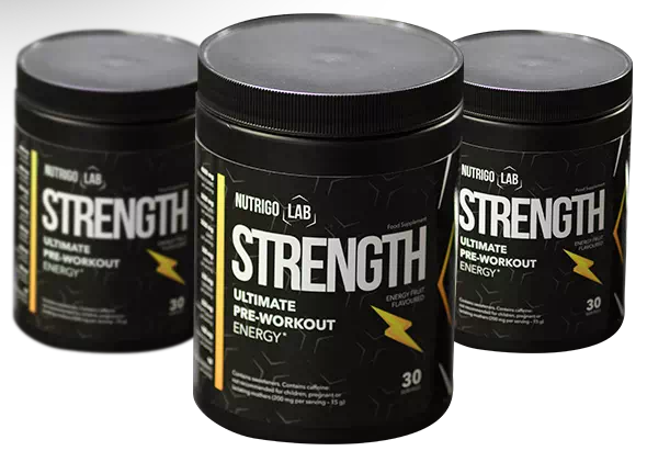 Nutrigo Lab Strength: Suplemento pre-entreno para fuerza y resistencia