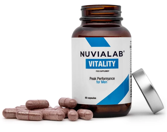 NuviaLab Vitality - Botella con ingredientes naturales
